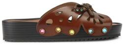 Kurt Geiger London női bőr papucs Boho Butterfly Flat - barna Női 37