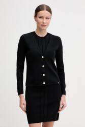 Gaudi kardigán női viszkózzal - fekete XXL