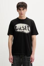 Diesel póló férfi pamut T-ADJUST-V2 - fekete XXL