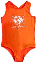 Mini Rodini egyrészes fürdőruha gyerek Society - narancssárga 104-110