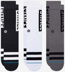 Stance zokni The OG 3 pár - fekete 38/42