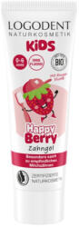 LOGONA bio happy kids fluoridmentes gyermek foggél eper kivonattal 75 ml