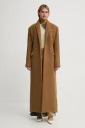 Nanushka gyapjúkabát FERRIS - barna S