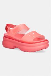 Crocs női platformos szandál Soho Frosted Y Strap Sandal - rózsaszín Női 41/42
