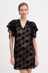 TWINSET ruha pamut - fekete XS