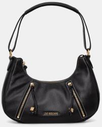 Moschino félhold táska női bőr - fekete Univerzális méret