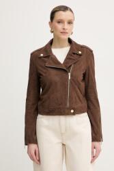 Armani Exchange női velúrbőr motoros dzseki - barna S