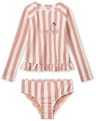 Liewood gyerek kétrészes fürdőruha Dagny Stripe Swim Set - rózsaszín 110