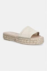 Manebi női papucs Cream Net Espadrilles Sandals - bézs Női 38