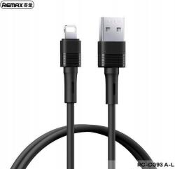 REMAX LEYA adatkábel (USB - lightning, 2.4A, gyorstöltő, 100cm) FEKETE Apple IPAD mini / IPAD Air 2 / IPAD mini 4 (RC-C093 L-B) ( )