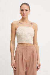 TWINSET blúz női pamuttal - bézs M