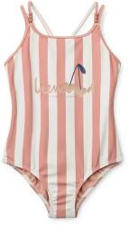 Liewood gyerek egyrészes fürdőruha Suna Stripe Swimsuit - rózsaszín 98