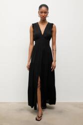 ANSWEAR kiszélesedő ruha viszkóz - fekete M