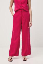 Medicine széles szárú női viszkóz - rózsaszín XS