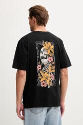 Hurley férfi pamut t-shirt - fekete XL - answear - 15 990 Ft