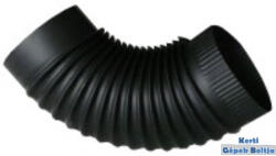  Füstcső Könyök 0, 6 mm fekete 150/ 90
