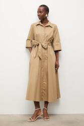 ANSWEAR pamut ruha - bézs L - answear - 38 990 Ft