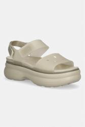 Crocs szandál platformos női Soho Frosted Y Strap Sandal - bézs Női 37/38