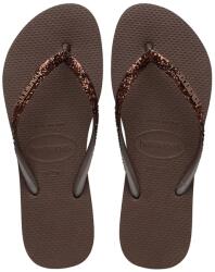 Havaianas tangapapucs női SLIM GLITTER II - barna Női 41/42