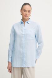 MM by Max Mara női vászon ing FILO - kék 38