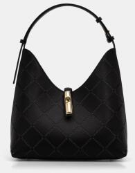 Furla női bőr táska Goccia M Hobo - fekete Univerzális méret