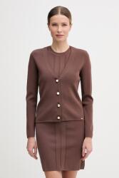 Gaudi női kardigán viszkózzal - barna M