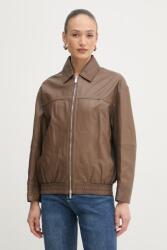 Marella női bőr rövid dzseki MLMVERTICE - barna 38