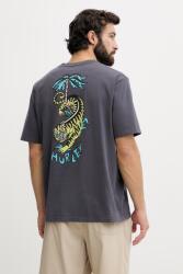 Hurley férfi pamut T-shirt ETAM - szürke XL