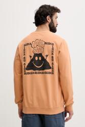 Hurley melegítőfelső férfi pamut SIDER - narancssárga S