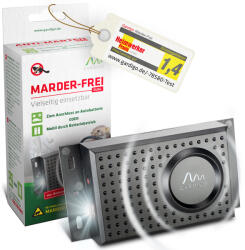 Gardigo Германия Ултразвуков уред против белки, мишки и плъхове за автомобил и таван за 60 кв. м. , Gardigo (78580-10)