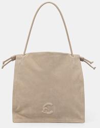 Coccinelle shopper női velúrbőr DULSE SUEDE - bézs Univerzális méret