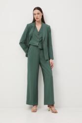 Medicine széles szárú női nadrág viszkózzal - zöld XL