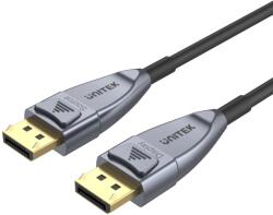 Unitek 8K Ultrapro DisplayPort 1.4 aktív optikai kábel 5.0m Fekete (C1615GY)