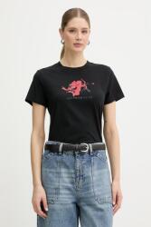 Giorgio Armani t-shirt női pamut - fekete XS - answear - 29 990 Ft