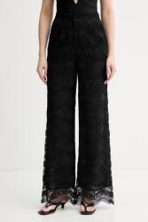 Twinset palazzo női pamut - fekete 36