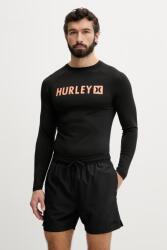 Hurley hosszúujjú fürdőruha felső férfi - fekete M - answear - 15 590 Ft
