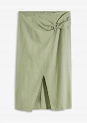 Bonprix B. p. c Lenvászon Midi Szoknya Zöld 44-es Méret (931759)