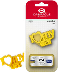Dr. Marcus CITY I LOVE MY CAR VANILLA Illatosító DRM76933 (DRM76933) - tutiar