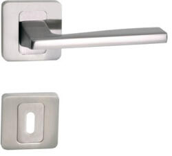 Maestro BASIC Light fényes króm-szatén nikkel négyzetrozettás