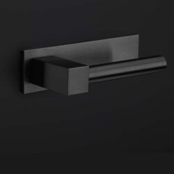 Formani Bobby EK100 PVD Szatén fekete négyzetrozettás