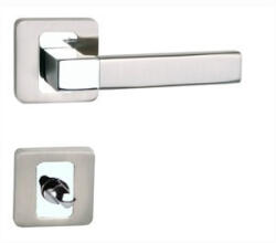 Maestro BASIC Florida króm-szatén nikkel négyzetrozettás WC