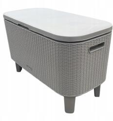 Keter Bevy Bar Cool Rattan Keter Kerti Bár Dohányzóasztal Capucino Kert (246856)