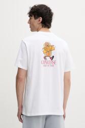 Converse t-shirt férfi pamut - fehér XL