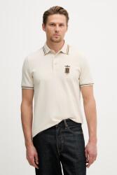 Aeronautica Militare póló férfi pamut - bézs M