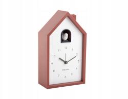 Karlsson Falióra Kakukk Házikó 12 x 20 x 6 cm Piros Elemes (KA6015RD)