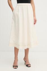 Weekend Max Mara szoknya vászon GERGO - bézs M