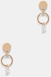 DKNY női fém köbös cirkónium fülbevaló - arany Univerzális méret - answear - 25 990 Ft