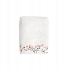 Homla Tiana törölköző hímzett rózsaszín virágokkal 50x90 cm Homla (243537)
