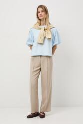 Medicine széles szárú női viszkóz nadrág - bézs XL