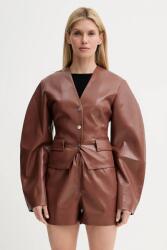 Nanushka rövid kabát KIYO - barna XS